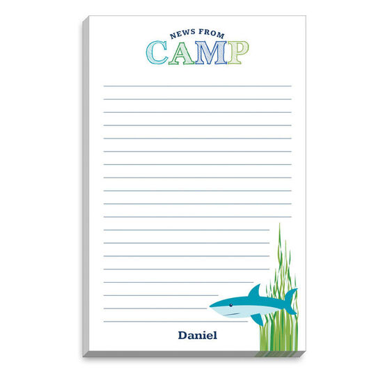 Blue Under the Sea Camp Notepads
